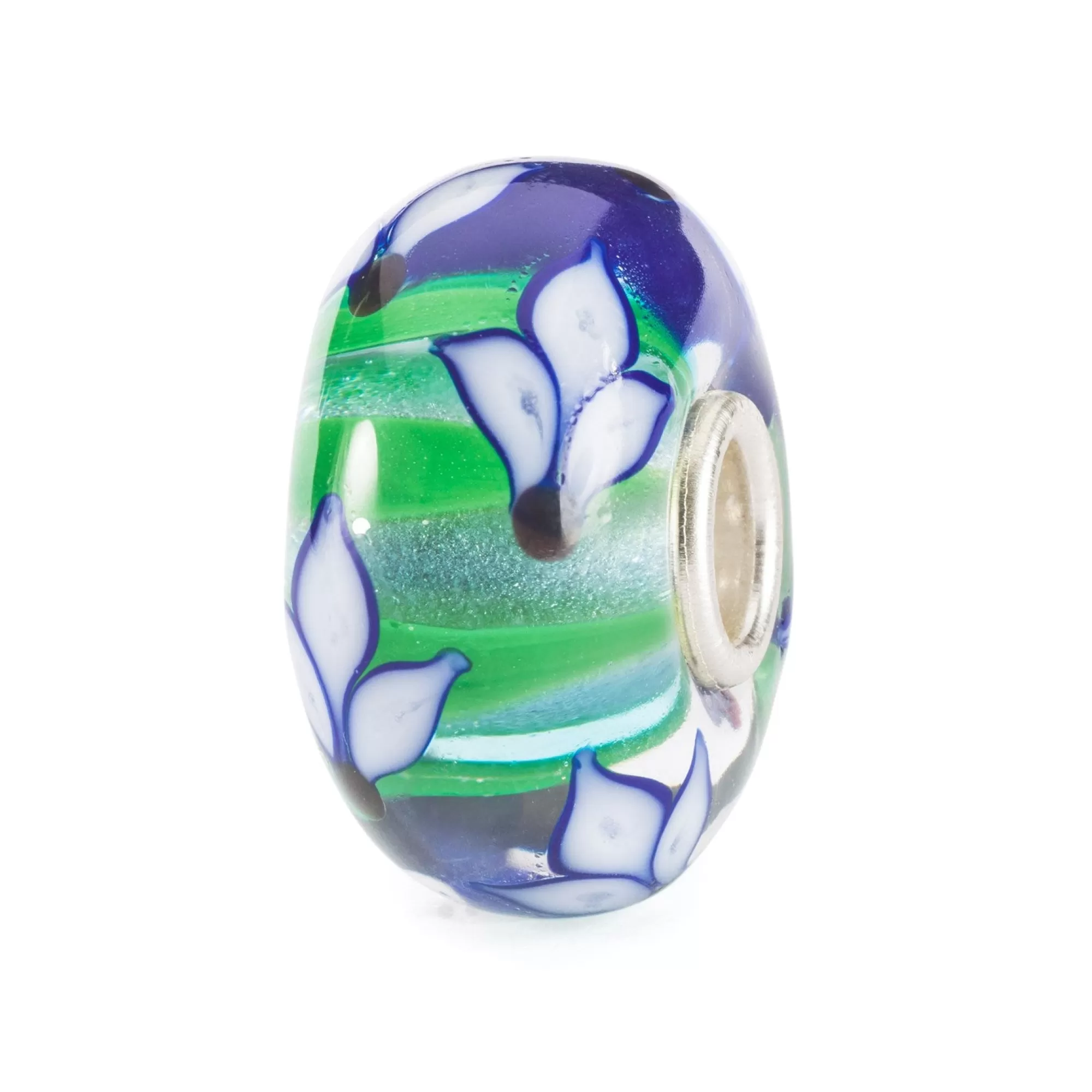 Trollbeads Kralen-Bloeiende Blauwe Iris