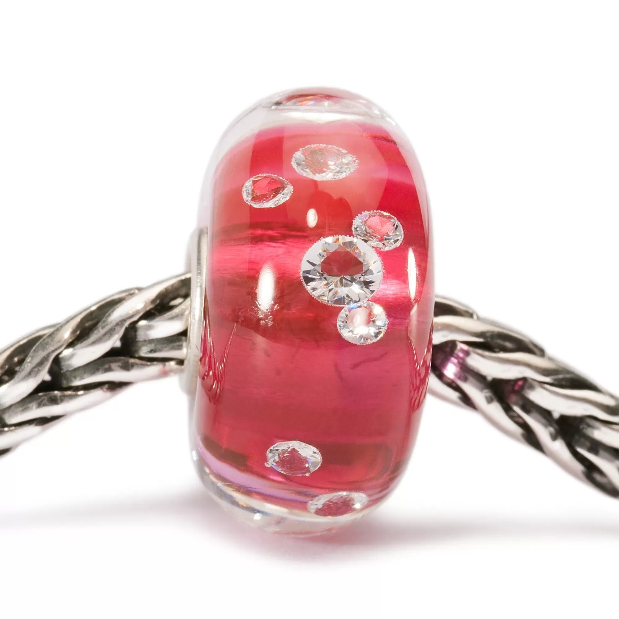 Trollbeads Kralen-Diamond-Like Roze