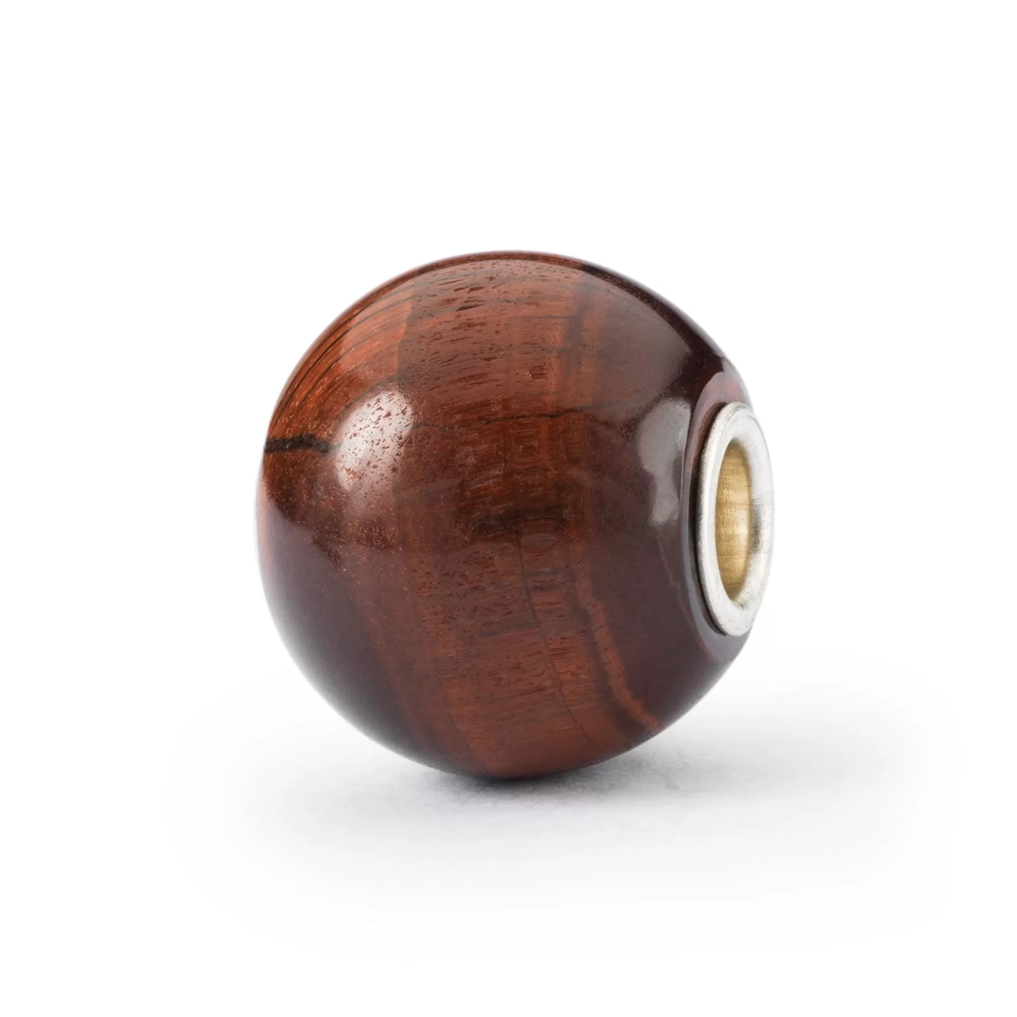 Trollbeads Kralen-Jumbo Rond Rood Tijgeroog