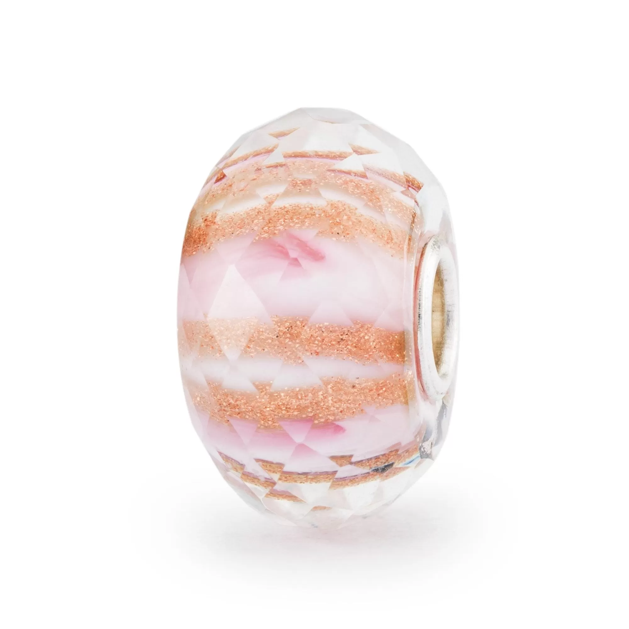 Trollbeads Kralen-Roze Melodie