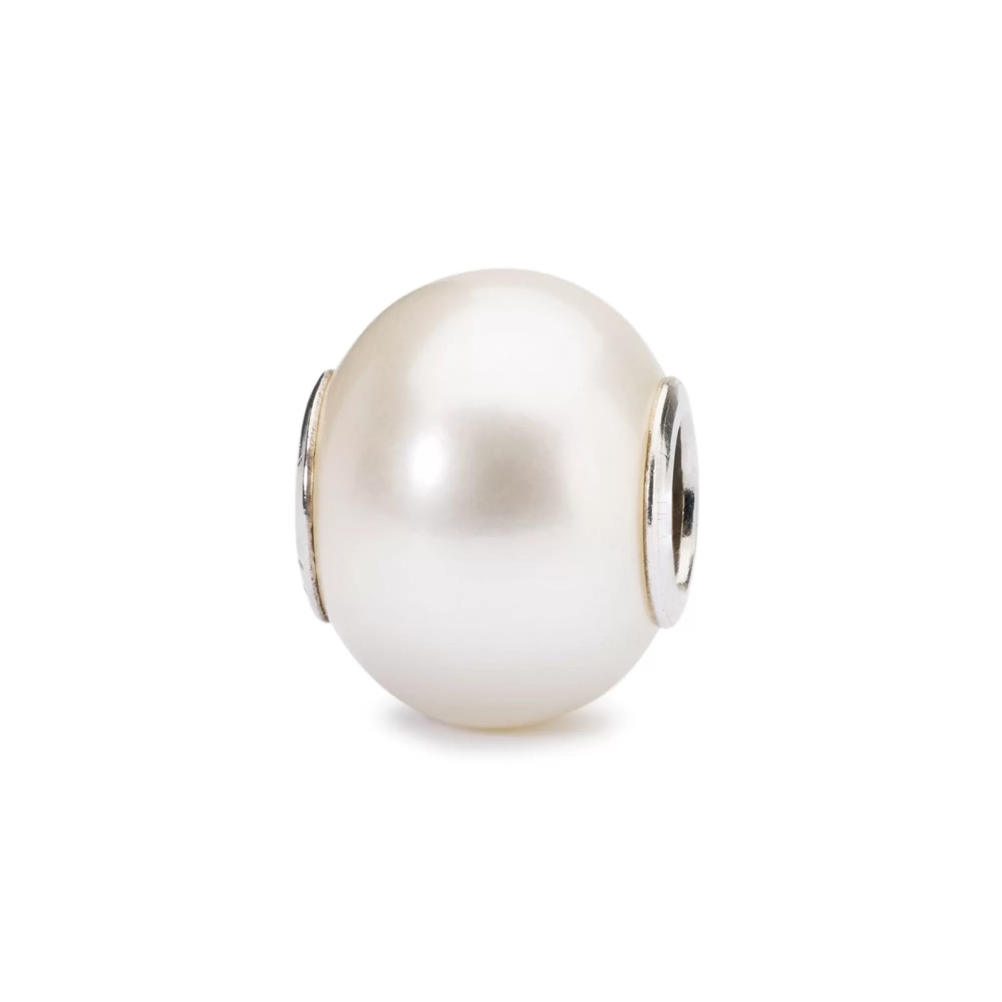 Trollbeads Kralen-Witte Parel